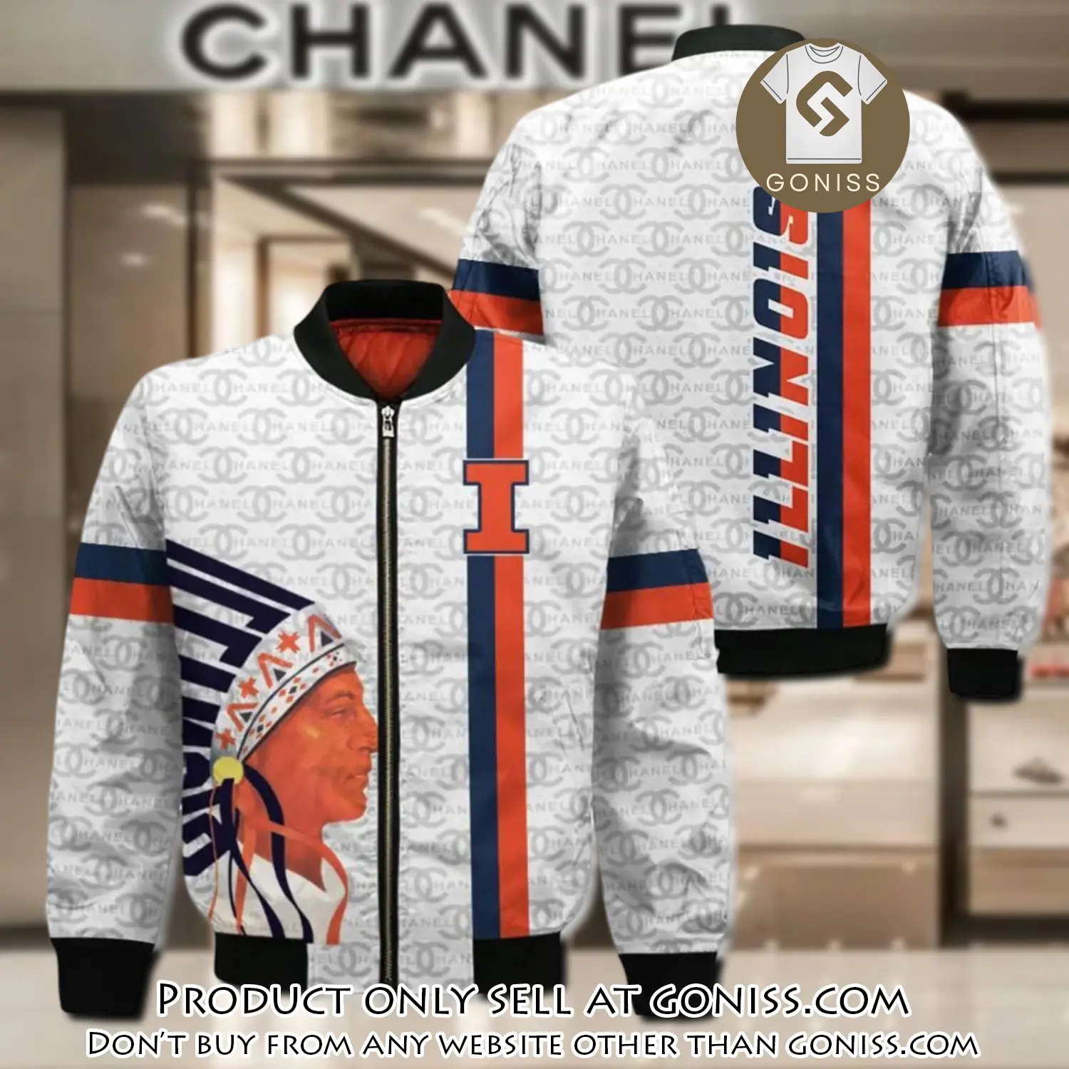 Chanel nba illinois jacket luxury clothing clothes outfit for men gn5538046